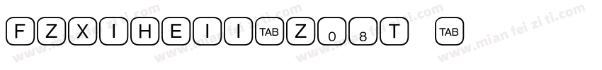 fzxiheii-z08t字体字体转换