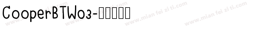 CooperBTW03字体转换