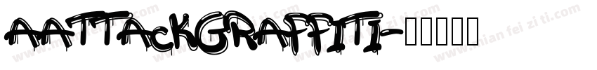 aAttackGraffiti字体转换