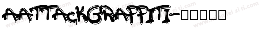 aAttackGraffiti字体转换