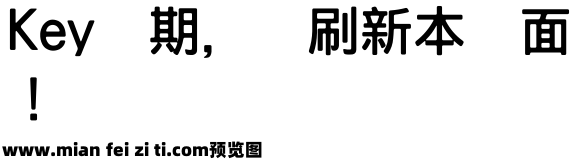 王汉宗粗黑体繁预览效果图