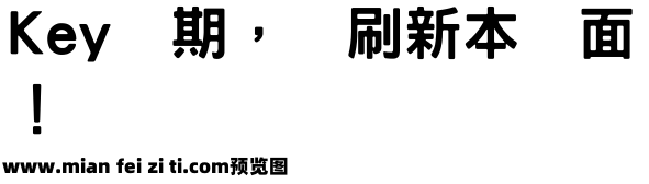 王汉宗特黑体繁预览效果图