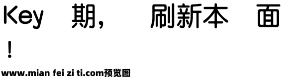 王汉宗粗圆体简预览效果图