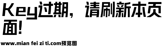 锐字潮牌豪横黑简 大黑预览效果图