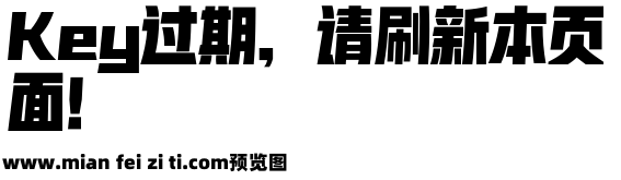 锐字潮牌豪横黑简 超黑预览效果图