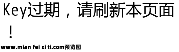 新版控制台专用字体预览效果图