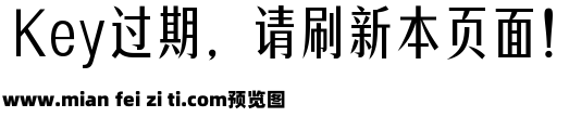 锐字潮牌燕尾宋简-闪 常规预览效果图