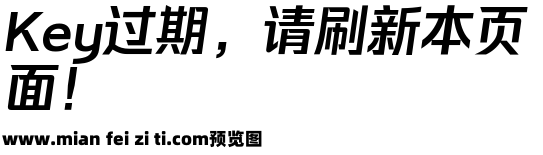 锐字潮牌驰光黑-闪 中粗预览效果图