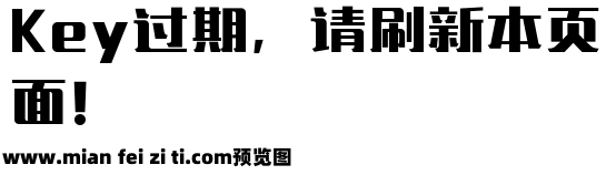 锐字工房绽放黑简预览效果图