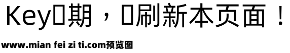 阿里巴巴普惠體 TC 55 Regular预览效果图