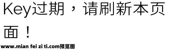 未来荧黑繁体CP-Extended-Regular预览效果图