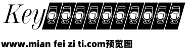 Scotch Display Condensed Italic预览效果图