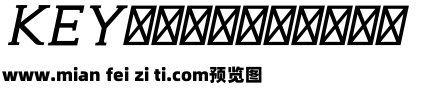 The Melsa Bold Italic预览效果图