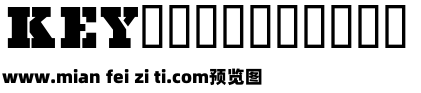 Titling StencilJNL Regular预览效果图