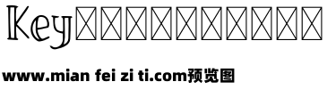 Tizart Regular预览效果图