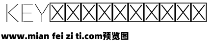 Town 40 Stencil Thin预览效果图