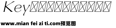 Triangle Italic预览效果图