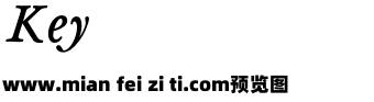 Tribute Italic预览效果图