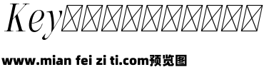 Tyrumate Italic预览效果图