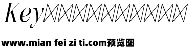 Tyrumate Italic预览效果图