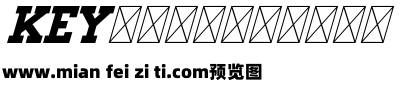 UNI North Italic Italic预览效果图