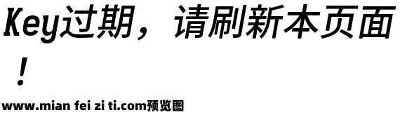 更纱黑体fixed-slab-cl-semibolditalic预览效果图