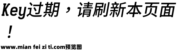 更纱黑体fixed-slab-tc-semibolditalic预览效果图